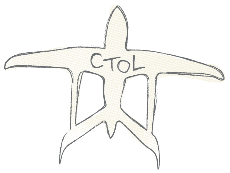 A sketch of the ALIA CTOL aircraft