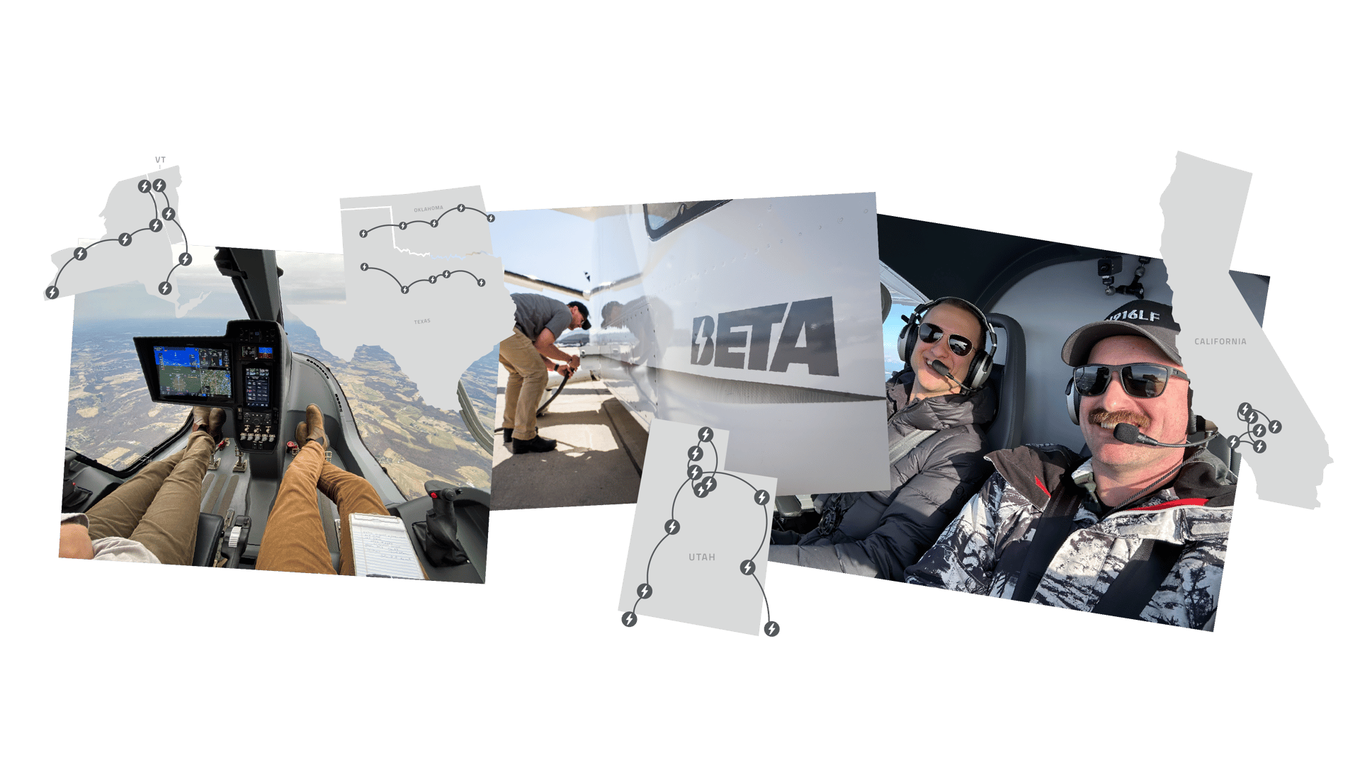 Collage of BETA Barnstorm moments